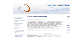 Desktop Screenshot of cardionetworks.org