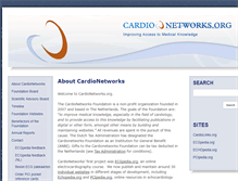 Tablet Screenshot of cardionetworks.org